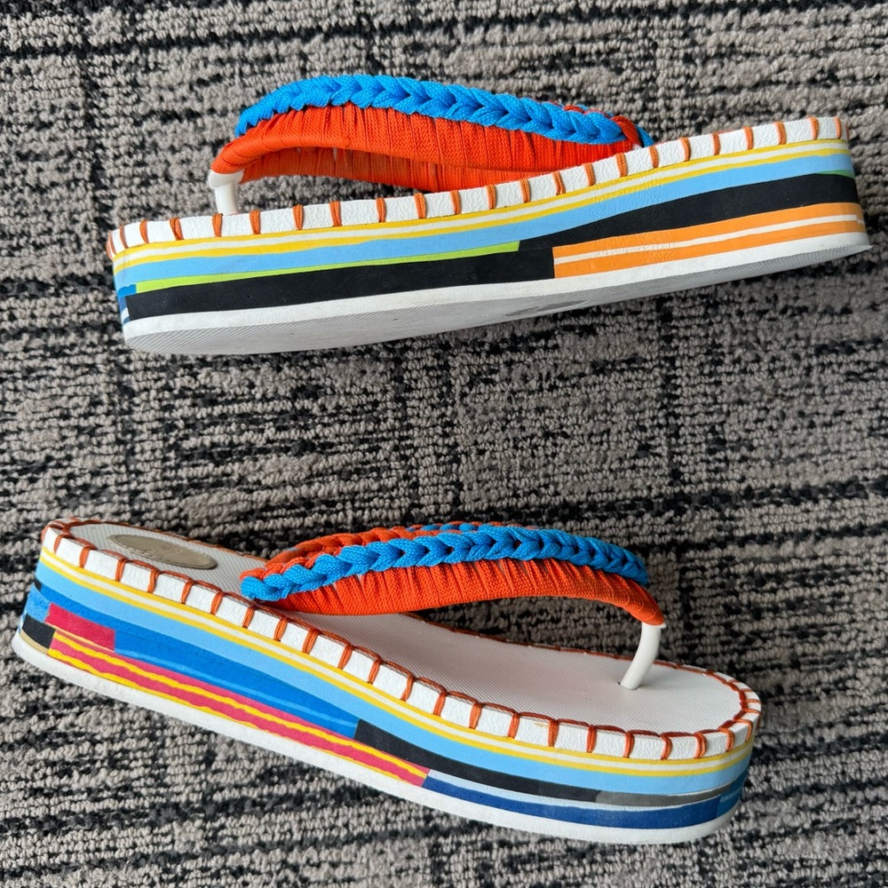 Chloé Lou Braided Cord Platform Flip-flop - Picture 4 of 10
